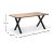 Τραπέζι Jeremy Megapap Mdf - μεταλλικό χρώμα ακακίας 140x80x75εκ. |  Τραπέζια στο espiti
