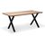 Τραπέζι Jeremy Megapap Mdf - μεταλλικό χρώμα ακακίας 140x80x75εκ. |  Τραπέζια στο espiti