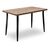 Τραπέζι Levico Megapap Mdf - μεταλλικό χρώμα ακακίας 120x70x75εκ. |  Τραπέζια στο espiti