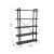 Βιβλιοθήκη Reson pakoworld oak μελαμίνης-μαύρο μέταλλο 120x34x180εκ |  Βιβλιοθήκες στο espiti