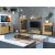 Μπουφές Santes Χρυσό Δρυς-Γραφίτης 180x42x92.5cm AlphaB2B |  Μπουφέδες στο espiti