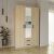Ντουλάπα Τρίφυλλη Simple 3D2D Σονόμα 120x52x205cm AlphaB2B |  Ντουλάπες ρούχων στο espiti