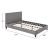 ΚΡΕΒΑΤΙ BECCA ΑΠΟ ΥΦΑΣΜΑ ΓΚΡΙ HM553.11 ΓΙΑ ΣΤΡΩΜΑ 150x200 EK. |  Κρεβάτια στο espiti