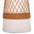 ΒΟΗΘΗΤΙΚΟ ΤΡΑΠΕΖΙ ΣΤΡΟΓΓΥΛΟ DELIA HM18167.02 FIBER CEMENT ΛΕΥΚΟ & RATTAN Φ40x45Υεκ |  Τραπέζια στο espiti