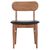 KΑΡΕΚΛΑ ΤΡΑΠΕΖΑΡΙΑΣ SEKOR HM9945.03 ΚΑΡΥΔΙ RUBBERWOOD-ΜΑΥΡΟ PU 51x48x79Υεκ |  Καρέκλες στο espiti
