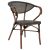 ΠΟΛΥΘΡΟΝΑ ΑΛΟΥΜΙΝΙΟΥ CLAY BAMBOO LOOK ΚΑΦΕ ΜΕ TEXTLINE HM5025 60,5x59x81 cm |  Πολυθρόνες κήπου στο espiti