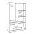 ΝΤΟΥΛΑΠΑ 4ΦΥΛΛΗ BLAKELY ME 2 ΣΥΡΤΑΡΙΑ HM339.01 ZEBRANO 120Χ42,5Χ180,5εκ. |  Ντουλάπες ρούχων στο espiti