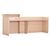 ΓΡΑΦΕΙΟ ΥΠΟΔΟΧΗΣ DALTON HM2068.02 ΜΕΛΑΜΙΝΗ ΣΕ SONAMA-ΜΠΕΖ 240x80x106Υεκ. |  Γραφεία στο espiti