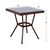 ΤΡΑΠΕΖΙ ΑΛΟΥΜΙΝΙΟΥ HARLOW 70X70X76Υ ΜΕ ΟΨΗ BAMBOO HM5568.03 ΚΑΦΕ ΜΕ ΓΥΑΛΙ |  Τραπέζια κήπου στο espiti