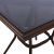 ΤΡΑΠΕΖΙ ΑΛΟΥΜΙΝΙΟΥ HARLOW 70X70X76  BAMBOO LOOK HM5568.03 ΚΑΦΕ ΜΕ ΓΥΑΛΙ |  Τραπέζια κήπου στο espiti