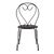 ΚΑΡΕΚΛΑ ΜΕΤΑΛΛΙΚΗ AMORE ΜΑΥΡΗ 42x48x90 εκ. HM5007.11 |  Πολυθρόνες κήπου στο espiti