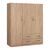 ΝΤΟΥΛΑΠΑ 3ΦΥΛΛΗ CARLY HM384.02 ΜΕ ΔΥΟ ΣΥΡΤΑΡΙΑ SONAMA 150X55Χ180Υεκ. |  Ντουλάπες ρούχων στο espiti