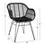 ΣΕΤ 7ΤΜΧ ALLEGRA WICKER ΜΕ ΤΡΑΠΕΖΙ 160X90X78Υ ΜΠΕΖ & ΜΑΥΡΟ ΧΡΩΜΑ HM10516 |  Σετ τραπεζαρία κήπου στο espiti