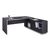 ΓΡΑΦΕΙΟ ΕΠΑΓΓΕΛΜΑΤΙΚΟ ΔΕΞΙΑ ΓΩΝΙΑ ROSEWOOD HM2086R 180X170X76Υ εκ. |  Γραφεία στο espiti
