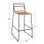 ΣΚΑΜΠΟ ΜΕΤΑΛΛΙΚΟ ALLEGRA HM5642 ΜΕ WICKER ΣΕ ΜΠΕΖ ΑΠΟΧΡΩΣΗ 48x53x100 εκ. |  Σκαμπώ κήπου στο espiti
