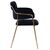 ΠΟΛΥΘΡΟΝΑΚΙ KELSO HM8521.04 ΒΕΛΟΥΔΟ ΜΑΥΡΟ & ΕΠΙΧΡΥΣΟ ΠΟΔΙ 52,5x52x80Υ εκ. |  Καρέκλες στο espiti