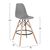 ΣΚΑΜΠΟ ΜΠΑΡ RENATA HM0173.10 ΓΚΡΙ 58x56x107Υ εκ. |  Σκαμπώ μπαρ στο espiti