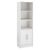 ΒΙΒΛΙΟΘΗΚΗ ΜΕΛΑΜΙΝΗΣ ENSLEY HM2027.05 ΣΕ ΛΕΥΚΗ ΑΠΟΧΡΩΣΗ 60x30x180 εκ. |  Βιβλιοθήκες γραφείου στο espiti