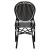 ΚΑΡΕΚΛΑ ΑΛΟΥΜΙΝΙΟΥ BAMBOO LOOK ΜΕ WICKER ΜΑΥΡΟ ΛΕΥΚΟ HM5792.02 46x60x96 εκ. |  Πολυθρόνες κήπου στο espiti