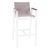 ΣΚΑΜΠΟ ΜΠΑΡ ΑΛΟΥΜΙΝΙΟΥ ΛΕΥΚΟ ΜΕ POLYWOOD 52 x 58 x 108 εκ. HM5790.01 |  Σκαμπώ κήπου στο espiti