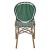 ΚΑΡΕΚΛΑ ΑΛΟΥΜΙΝΙΟΥ BAMBOO LOOK ΜΕ WICKER ΠΡΑΣΙΝΟ ΛΕΥΚΟ HM5792.01 47x55x98 εκ. |  Πολυθρόνες κήπου στο espiti