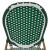ΚΑΡΕΚΛΑ ΑΛΟΥΜΙΝΙΟΥ BAMBOO LOOK ΜΕ WICKER ΠΡΑΣΙΝΟ ΛΕΥΚΟ HM5792.01 47x55x98 εκ. |  Πολυθρόνες κήπου στο espiti
