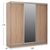 ΝΤΟΥΛΑΠΑ 3ΦΥΛΛΗ ΣΥΡΟΜΕΝΗ ΜΕ ΚΑΘΡΕΠΤΗ SONAMA OAK HM2435  200X60X210Υεκ |  Ντουλάπες ρούχων στο espiti