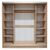 ΝΤΟΥΛΑΠΑ 3ΦΥΛΛΗ ΣΥΡΟΜΕΝΗ ΜΕ ΚΑΘΡΕΠΤΗ SONAMA OAK HM2435  200X60X210Υεκ |  Ντουλάπες ρούχων στο espiti