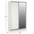 ΝΤΟΥΛΑΠΑ ΔΙΦΥΛΛΗ ΣΥΡΟΜΕΝΗ ΜΕ ΚΑΘΡΕΠΤΗ ADLER HM2460.03 ΜΕΛΑΜΙΝΗ ΛΕΥΚΗ 120x60x220Y |  Ντουλάπες ρούχων στο espiti