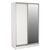 ΝΤΟΥΛΑΠΑ ΔΙΦΥΛΛΗ ΣΥΡΟΜΕΝΗ ΜΕ ΚΑΘΡΕΠΤΗ ADLER HM2460.03 ΜΕΛΑΜΙΝΗ ΛΕΥΚΗ 120x60x220Y |  Ντουλάπες ρούχων στο espiti
