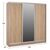 ΝΤΟΥΛΑΠΑ ΣΥΡΟΜΕΝΗ ADLER HM2462.01 ΜΕΛΑΜΙΝΗΣ SONAMA ΜΕ ΚΑΘΡΕΦΤΗ 3ΦΥΛΛΗ--240x60x240Y |  Ντουλάπες ρούχων στο espiti