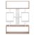 ΒΙΒΛΙΟΘΗΚΗ CHANDLER HM8769.01 90X19.5X130 ΛΕΥΚΗ |  Βιβλιοθήκες γραφείου στο espiti