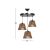 ΦΩΤΙΣΤΙΚΟ ΟΡΟΦΗΣ ΕΣΩΤΕΡΙΚΟΥ ΧΩΡΟΥ ΚΡΕΜΑΣΤΟ 3ΦΩΤΟ ΜΠΡΟΝΖΕ HM7481 20x16x90Υεκ. |  Οροφής στο espiti