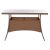 ΤΡΑΠΕΖΙ ΜΕΤΑΛΛΙΚΟ MILITARY RATTAN ΜΠΕΖ ΚΑΦΕ HM5141.32 120x70x75Υ εκ. |  Τραπέζια κήπου στο espiti