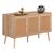 ΜΠΟΥΦΕΣ ΜΕΛΑΜΙΝΗΣ COLM- ΣΥΝΘ. RATTAN ΣΤΙΣ ΠΟΡΤΕΣ HM9220.11 120Χ39Χ70Υεκ. |  Μπουφέδες στο espiti