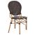 ΚΑΡΕΚΛΑ ΑΛΟΥΜΙΝΙΟΥ BAMBOO LOOK ΜΕ ΚΑΦΕ PE RATTAN HM5925.01 47x58x95Yεκ. |  Πολυθρόνες κήπου στο espiti
