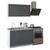ΣΥΝΘΕΣΗ ΚΟΥΖΙΝΑΣ BLAINE ΜΕΛΑΜΙΝΗ ΓΚΡΙ HM2439.10 120x46-29,2εκ. |  Επιπλα στο espiti