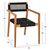 ΠΟΛΥΘΡΟΝΑ CHARLOTTE HM9637.02 ΞΥΛΟ TEAK ΦΥΣΙΚΟ & ΜΑΥΡΟ ΣΧΟΙΝΙ 59x54x83Y εκ. |  Καρέκλες στο espiti