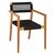ΠΟΛΥΘΡΟΝΑ CHARLOTTE HM9637.02 ΞΥΛΟ TEAK ΦΥΣΙΚΟ & ΜΑΥΡΟ ΣΧΟΙΝΙ 59x54x83Y εκ. |  Καρέκλες στο espiti