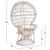 ΠΟΛΥΘΡΟΝΑ ROYAL PEACOCK HM9342.02 RATTAN ΣΕ ΛΕΥΚΟ-ΜΑΞΙΛΑΡΙ ΛΕΥΚΟ 114x72x150Yεκ. |  Πολυθρόνες κήπου στο espiti