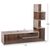 ΣΥΝΘΕΤΟ ΤΗΛΕΟΡΑΣΗΣ EDELIE HM8908.14 ΜΕΛΑΜΙΝΗ ΓΚΡΙ STONE TEXTURE-ΦΥΣΙΚΟ 150x29,5x120Υεκ. |  Έπιπλα τηλεόρασης στο espiti