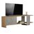 ΕΠΙΠΛΟ ΤΗΛΕΟΡΑΣΗΣ HENRIETTE HM8900.13 ΜΕΛΑΜΙΝΗ ΚΑΡΥΔΙ-STONE TEXTURE 120x28,5x39Υεκ. |  Έπιπλα τηλεόρασης στο espiti