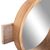 ΚΑΘΡΕΠΤΗΣ ΤΟΙΧΟΥ ΣΤΡΟΓΓΥΛΟΣ SCUTTLE HM4222 FIR WOOD&MDF-BLACK METAL 80x6,5x30,5Υεκ. |  Καθρέπτες στο espiti