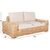 ΚΑΝΑΠΕΣ 2-ΘΕΣΙΟΣ TROPEL HM9809 ΞΥΛΟ MANGO-RATTAN ΦΥΣΙΚΟ-ΛΕΥΚΑ ΜΑΞΙΛΑΡΙΑ 192x88x70-85Υεκ. |  Καναπέδες - Καρέκλες  στο espiti