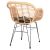 ΠΟΛΥΘΡΟΝΑ ΜΕ ΜΑΞΙΛΑΡΙ ΜΕΤΑΛΛΙΚΗ ALLEGRA HM5450.31 ΜΕ WICKER ΜΠΕΖ 58x59x82Υ |  Πολυθρόνες κήπου στο espiti