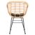 ΠΟΛΥΘΡΟΝΑ ΜΕ ΜΑΞΙΛΑΡΙ ΜΕΤΑΛΛΙΚΗ ALLEGRA HM5450.31 ΜΕ WICKER ΜΠΕΖ 58x59x82Υ |  Πολυθρόνες κήπου στο espiti