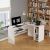 ΓΩΝΙΑΚΟ ΓΡΑΦΕΙΟ SHIG HM2135.03 MDF ΣΕ ΛΕΥΚΟ 140x120x75Υεκ |  Γραφεία στο espiti