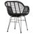 ΠΟΛΥΘΡΟΝΑ ΜΕ ΜΑΞΙΛΑΡΙ ΜΕΤΑΛΛΙΚΗ ALLEGRA HM5450.32 ΜΕ WICKER ΜΑΥΡΟ 58x59x82Υεκ. |  Πολυθρόνες κήπου στο espiti