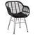 ΠΟΛΥΘΡΟΝΑ ΜΕ ΜΑΞΙΛΑΡΙ ΜΕΤΑΛΛΙΚΗ ALLEGRA HM5450.32 ΜΕ WICKER ΜΑΥΡΟ 58x59x82Υεκ. |  Πολυθρόνες κήπου στο espiti