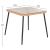 ΤΡΑΠΕΖΙ ΤΕΤΡΑΓΩΝΟ ALLEGRA HM5536.11 ΜΕΤΑΛ.ΜΑΥΡΟ-P.E. RATTAN ΦΥΣΙΚΟ 79,5x79,5x72,5Υεκ |  Τραπέζια κήπου στο espiti